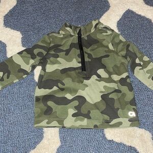 EUC baby gap camo sweatshirt size 6-12 months